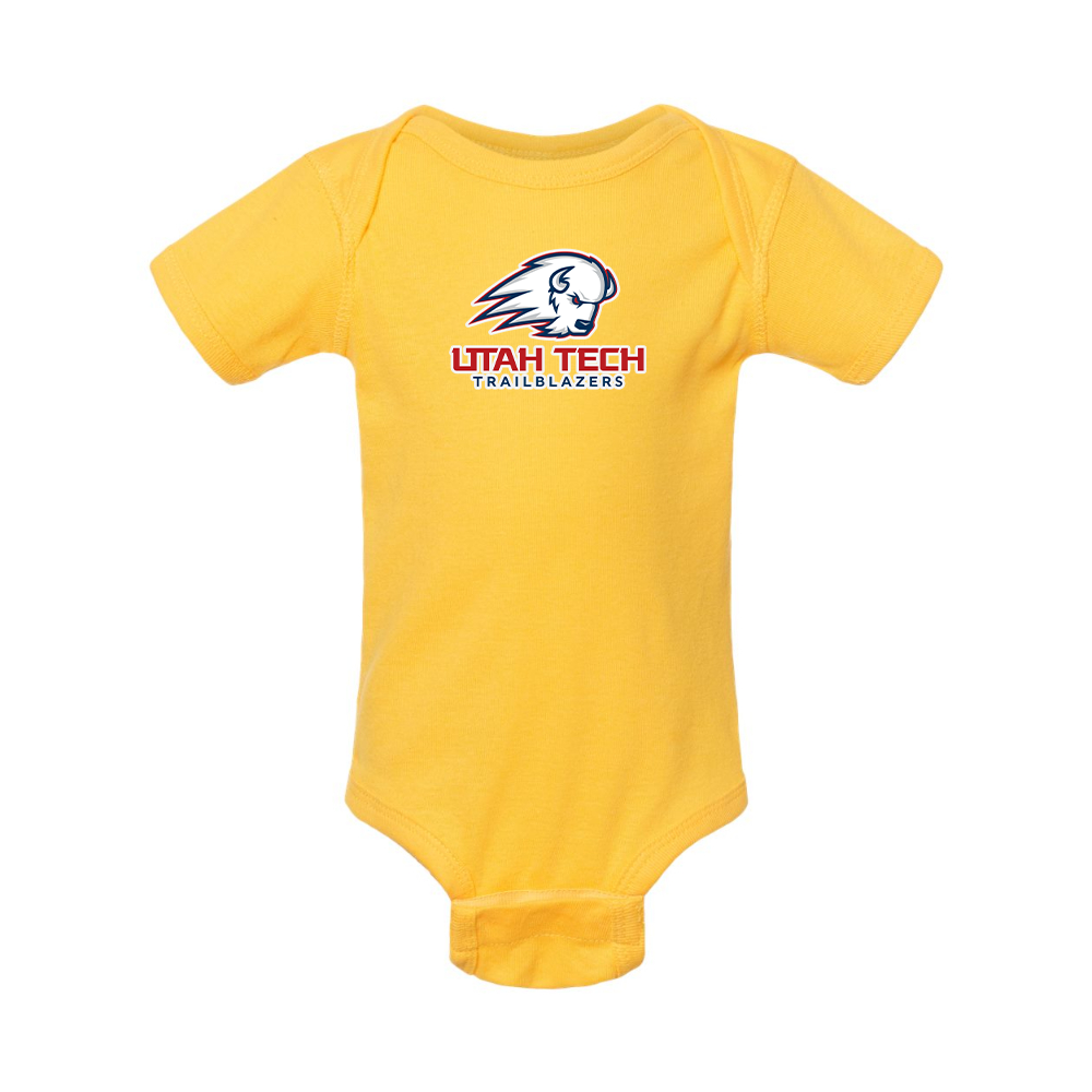 Utah Tech Trailblazers Rabbit Skins Infant Baby Rib Bodysuit